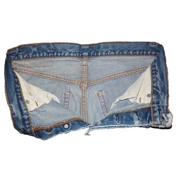 Vintage Levi's 501 Jeans Late Transitional '66 (1969-1970) Selvedge 28 x 28 1/2 - Picture 7 of 13